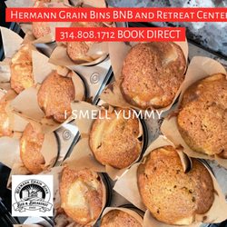 Hermann Grain Bins Bed and Breakfast and Retreat Center  - I smell yummy breakfast made daily for our guests at Hermann Grain Bins
