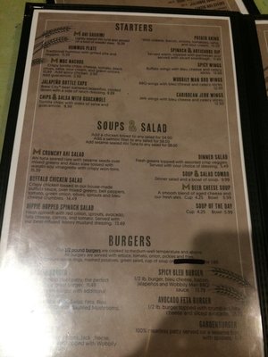 Menu photo 8 McCall Brewing Company McCall, ID