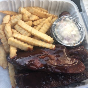Back A Yard - BBQ Ribs and Hot Link Combo - Caribbean Near Me - San Jose, California Back A Yard - BBQ Ribs and Hot Link Combo - Caribbean Near Me - San Jose, California