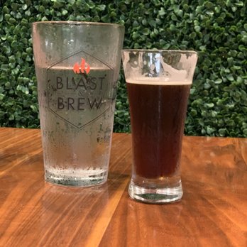Blast & Brew - 2 different glass sizes - Pizza Near Me - San Jose, California Blast & Brew - 2 different glass sizes - Pizza Near Me - San Jose, California