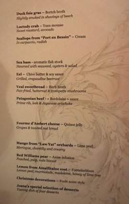 Menu photo 3 Le Restaurant Paris, 75 Menu photo 3 Le Restaurant Paris, 75