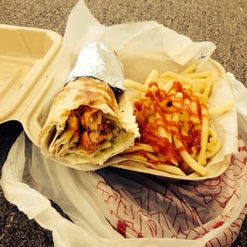 Gaters Restaurant - Chicken wrap and fries - Middle Eastern Near Me - Fremont, California