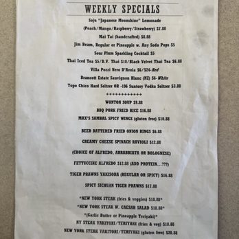 Columbia Eats Bar & Grill - Menu - Asian Fusion Near Me - Longview, Washington