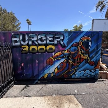 Burger 3000 - Awesome artwork in the back - Burgers Near Me - Chatsworth, California Burger 3000 - Awesome artwork in the back - Burgers Near Me - Chatsworth, California