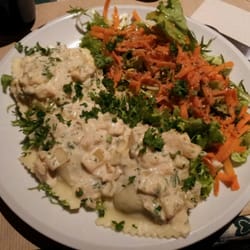 Resto bio L'Acoustic - Ravioles a la viande