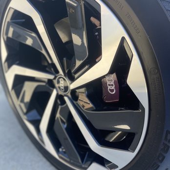 Wet Detail - Break calipers painted and added emblem - Auto Detailing Near Me - Escondido , California Wet Detail - Break calipers painted and added emblem - Auto Detailing Near Me - Escondido , California