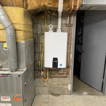 Quality American Plumbing - Relocated and installed new Navien tankless water heater. - Plumbing Near Me Quality American Plumbing - Relocated and installed new Navien tankless water heater. - Plumbing Near Me