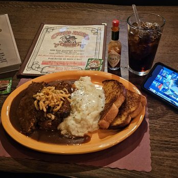 Calico Jack's Saloon - Meatloaf with Garlic Mashed Potatoes, & Texas Toast, & a Diet Coke while watching the Cubs! - Bars Near Me - Las Vegas, Nevada Calico Jack's Saloon - Meatloaf with Garlic Mashed Potatoes, & Texas Toast, & a Diet Coke while watching the Cubs! - Bars Near Me - Las Vegas, Nevada
