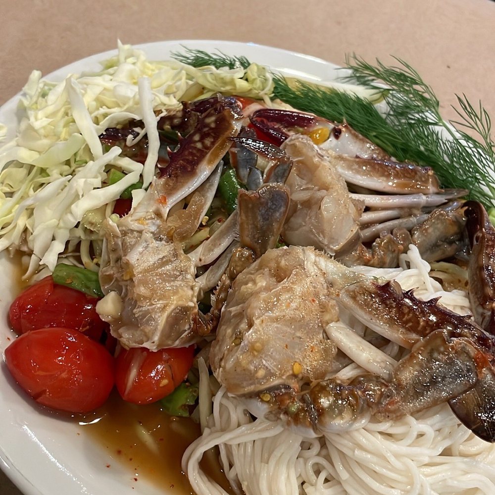 Sitha’s Khmerkitchen - Papaya salad with crabs - Pop-Up Restaurants Near Me - Richmond City , California Sitha’s Khmerkitchen - Papaya salad with crabs - Pop-Up Restaurants Near Me - Richmond City , California