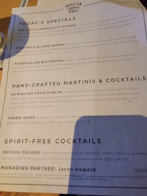 Menu photo 4 Bonefish Grill Brandon, FL