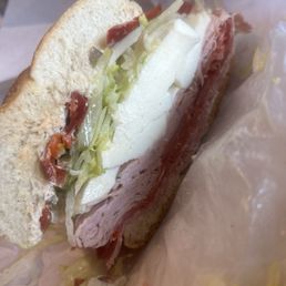 Italian, swapped out provolone for fresh mozz