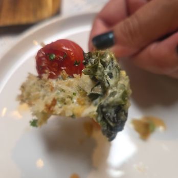 Circle City Tavern - Cherry tomatoes in spinach artichoke dip - Gastropubs Near Me - Corona, California
