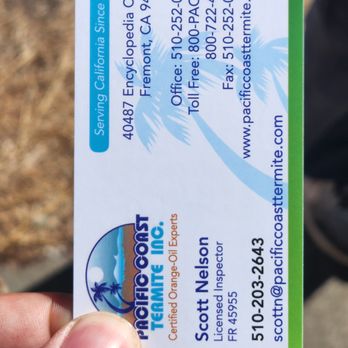 Pacific Coast Termite - Pest Control Near Me - Fremont, California