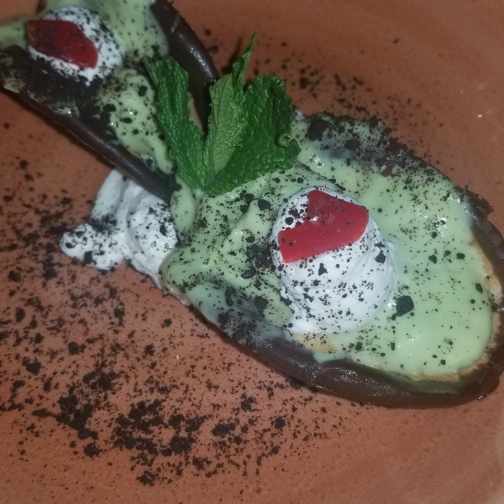 Barcocina - Choco tacos. This avocado ice cream was NASTY! - Mexican Near Me - Chicago, Illinois Barcocina - Choco tacos. This avocado ice cream was NASTY! - Mexican Near Me - Chicago, Illinois