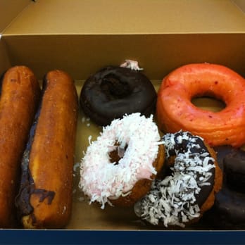 Top Pot Doughnuts - Mixed box of hand forged donuts - Donuts Near Me - Seattle, Washington