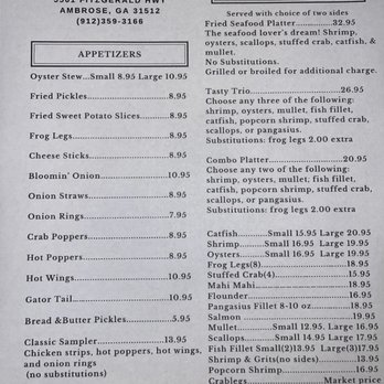 Dj's Steak & Seafood - Menus - Seafood Near Me - Ambrose, Georgia Dj's Steak & Seafood - Menus - Seafood Near Me - Ambrose, Georgia