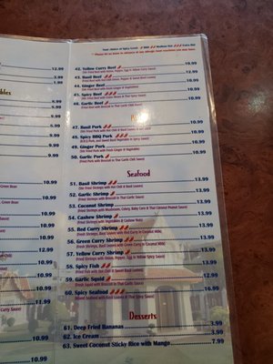 Menu photo 2 Jung Thai Restaurant Mississauga, ON