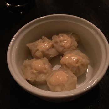 Basho Japanese Brasserie - Shumai (it's odd to add mayo on the top) - Japanese Near Me - Boston, Massachusetts