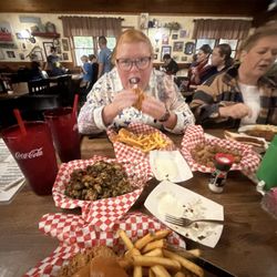 Local Flavor - She says the chicken sandwich dipped in ranch is delicious!