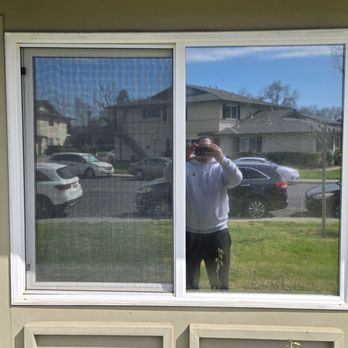 Artint Film - These are pictures taken of the new Window Privacy Tint Film, taken from the outside. (Front window of my Townhouse) - Home Window Tinting Near Me