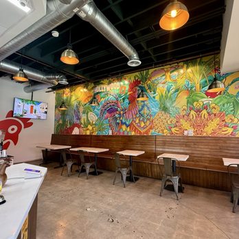 Burd Chicken Rice - Interior seating - Chicken Shop Near Me - West Covina, California