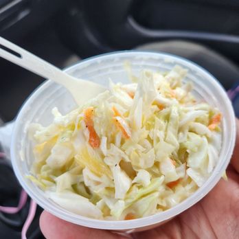 Ray's Kiawe Broiled Chicken - Pineapple coleslaw - Food Stands Near Me - Haleiwa, Hawaii