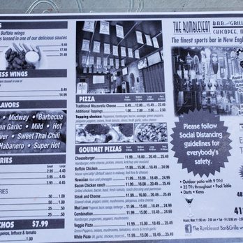 Rumbleseat - Menu 11/7/20 - American Near Me - Chicopee, Massachusetts