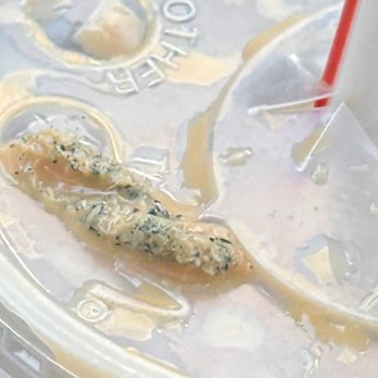 McDonald's - Closer view Dish washing scrub pad material I spit out of my iced coffee - Burgers Near Me - San Bernardino, California McDonald's - Closer view Dish washing scrub pad material I spit out of my iced coffee - Burgers Near Me - San Bernardino, California