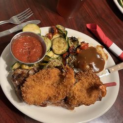 Bunkhouse - 12oz Strip Steak with butterfly shrimp
