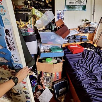 KB Declutters - Bedroom before - Home Organization Near Me