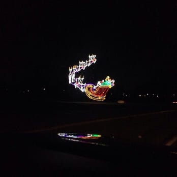 Wayne County Lightfest - Santa's sled - Festivals Near Me - Westland, Michigan