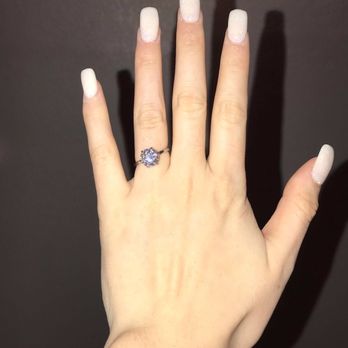 VG Salon - My nails with my ring looks sooo good (recently engaged) - Hair Salons Near Me - Silverdale, Washington