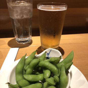 Oto Sushi - Fresh edamame and a Sapporo - Japanese Near Me - Redmond, Washington