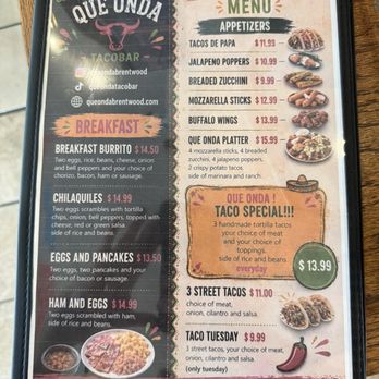Que Onda Tacobar - Tacos Near Me - Brentwood, California Que Onda Tacobar - Tacos Near Me - Brentwood, California