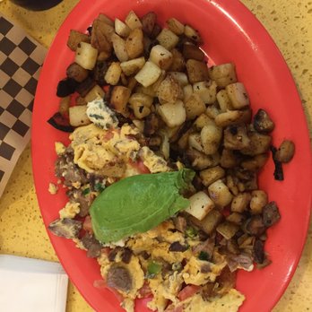 Polly's Pies - Tri Tip Scramble New Breakfast Item at Pollys - American Near Me - Norco, California Polly's Pies - Tri Tip Scramble New Breakfast Item at Pollys - American Near Me - Norco, California