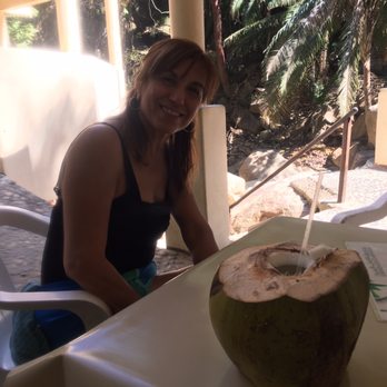 Cascada y Bosque - Coconut sold - to drink from and either have cut up afterward to eat the "meat" or kept as a souvenir. - Tiki Bars Near Me - Cabo Corrientes, JAL