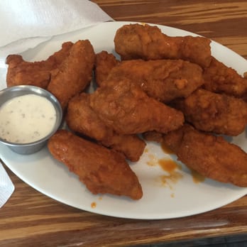 Jebby's on 17 - Dozen hot wings, breaded and fried. - Sports Bars Near Me - Hampstead, North Carolina