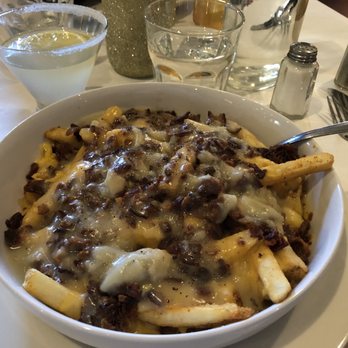 Frontier Public House - Loaded fries with bacon added, minus green onions.  Huge portion.  Beyond delicious! - New American Near Me - Vancouver, Washington