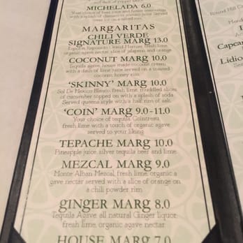 Chili Verde - Plenty of Margs to choose from... - Mexican Near Me - Denver, Colorado