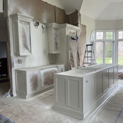 Flaherty built - Prep and paint existing kitchen cabinets at a fraction of the cost of new.