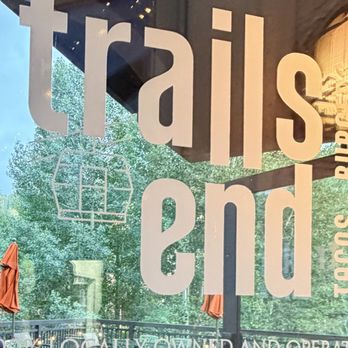 Trails End - Door sign - Salad Near Me - Vail, Colorado