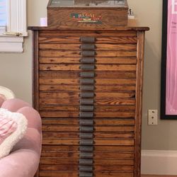 Liberty & 33rd Furniture Co - Antique Flat File Cabinet purchased from Liberty & 33rd located in South Bend, IN