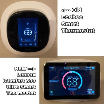 McNally's Heating and Cooling - Loving the New Ultra Smart Lennox iComfort S30 Thermostat. It's like having a mini iPad on the wall controlling the HVAC & Humidifier. - Heating & Air Conditioning/HVAC Near Me - Saint Charles, Illinois