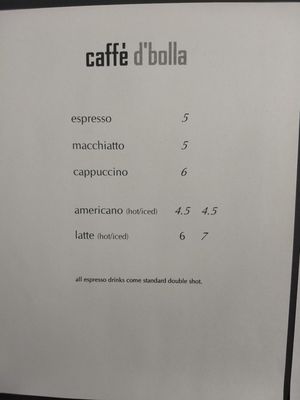Menu photo 1 Caffe DBolla Salt Lake City, UT