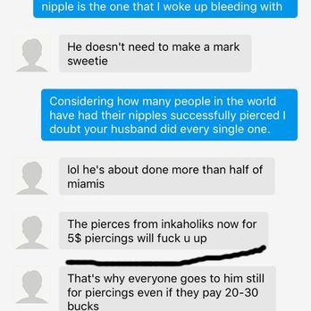 Inkaholik Tattoos - Where she said she is his wife and informs me about how inkaholics does things. - Tattoo Near Me - Miami, Florida Inkaholik Tattoos - Where she said she is his wife and informs me about how inkaholics does things. - Tattoo Near Me - Miami, Florida