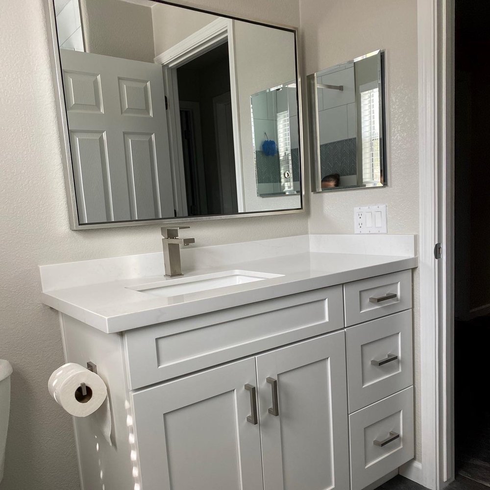 Solid Home Renovations - Guest vanity completed - General Contractors Near Me - Mesa, Arizona