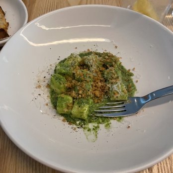 Uccellino - Gnocchi w ramp sauce - Italian Near Me - Edmonton, Alberta