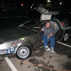 The Phantom Gallery - DeLorean on display for the 80s show