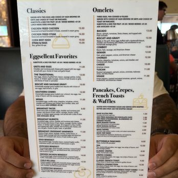 Eggsellent Cafe - Breakfast menu - Breakfast & Brunch Near Me - Frisco, Texas