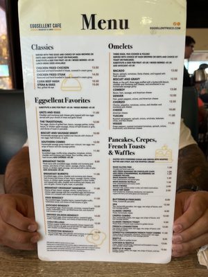 Menu photo 4 Eggsellent Cafe Frisco, TX